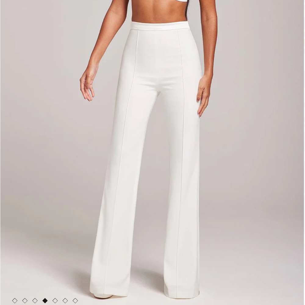 NWT Nadine Merabi CHARLOTTE WHITE PANTS